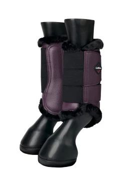 LeMieux Fleece Lined Brushing Boot -Sports - Horse Equipment Shop 992471 FPU 4