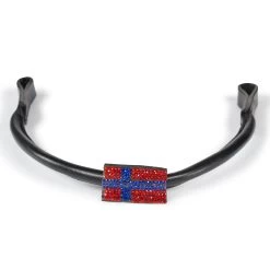 Leather Flag Browband -Sports - Horse Equipment Shop CP1003 NO 1