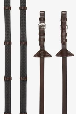 LeMieux Soft Rubber Reins With Stoppers