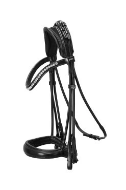 Schockemöhle Kensington Double Bridle Rolled -Sports - Horse Equipment Shop PVDDW 098 01